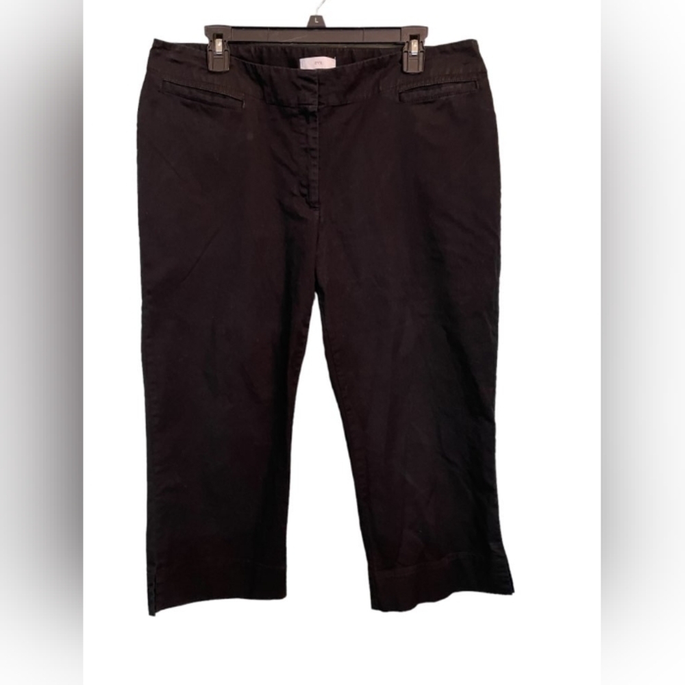 JH Collectibles Eva Black Capri Pants Size 16